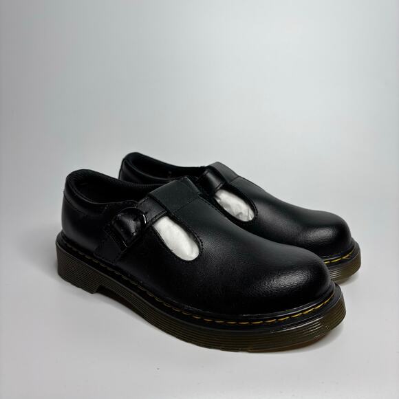 Dr. Martens Junior Polley Mary Jane in Black T Lamper - Picture 6 of 9